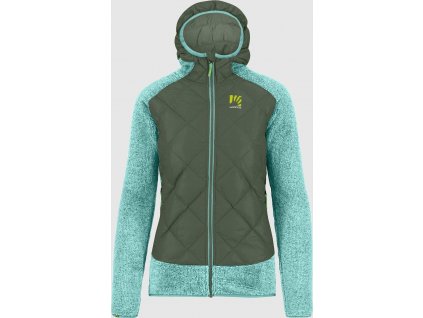 KARPOS Dámska bunda MARMAROLE W JACKET thyme/aqua sky (Veľkosť XL)