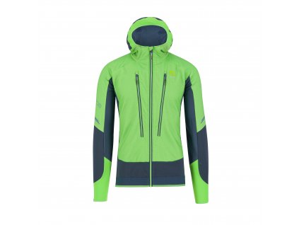 KARPOS Pánska skialpová bunda ALAGNA PLUS EVO JACKET green flash/ midnight - zelená (Veľkosť XL)
