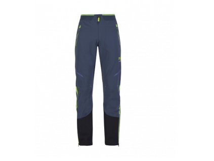 KARPOS Pánske nohavice Alagna Plus Evo Midnight/Green Flash - šedé (Veľkosť XXL)
