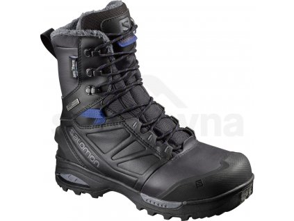 SALOMON Dámske zimné topánky TOUNDRA PRO CSWP W phantom/black/amparo blue - čierne (Veľkosť EU - komplet 42 2/3)