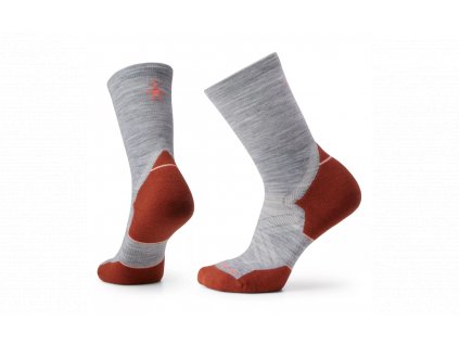 SMARTWOOL Dámske ponožky RUN COLD WEATHER TARGETED CUSHION CREW SOCKS svetlo šedé (Veľkosť S (34-37))