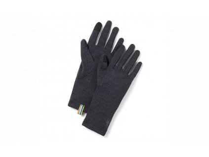 SMARTWOOL Rukavice THERMAL MERINO GLOVE charcoal heather - čierne (Farba Černá, Veľkosť XL)