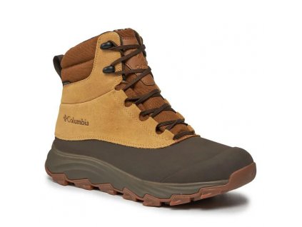 COLUMBIA Pánska zimná treková obuv EXPEDITIONIST™ SHIELD WP curry/light brown - zelená/hnedá