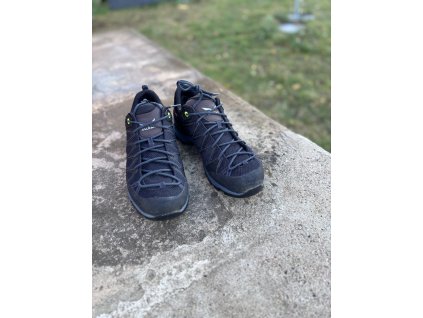 BAZAR - SALEWA Pánske trekingové topánky MTN TRAINER LITE GTX M black/black - black