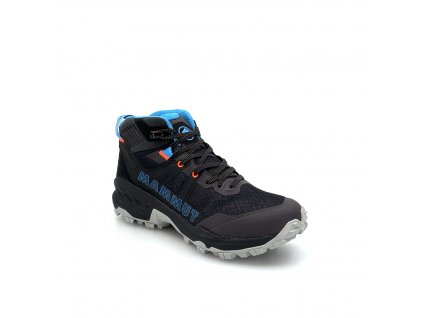 MAMMUT Dámske trekové topánky SERTIG II MID GTX® dark titanium/light gentian - grey/blue