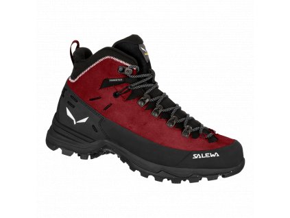 SALEWA Dámska zimná treková obuv ALP MATE WINTER MID WP W syrah/black - červená