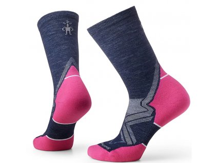 SMARTWOOL Dámske ponožky RUN COLD WEATHER TARGETED CUSHION CREW SOCKS deep navy - modré