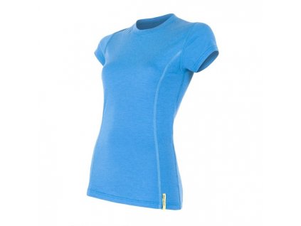 SENSOR Dámske tričko MERINO ACTIVE - modré