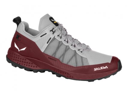 SALEWA Dámska treková obuv PEDROC PTX W alloy/syrah - sivá/červená