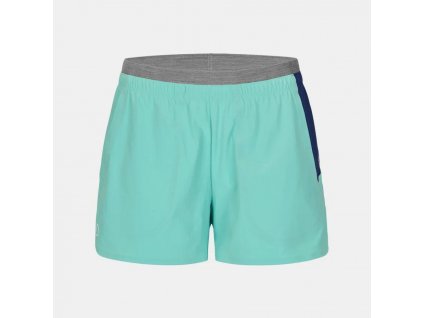 ORTOVOX W's PIZ SELVA LIGHT SHORTS ice waterfall - svetlomodré
