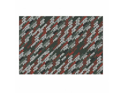 KARPOS Ohrievač na krk COPPOLO MERINO NECK WARMER tymián/korenistá oranžová/biela - sivá/biela/červená
