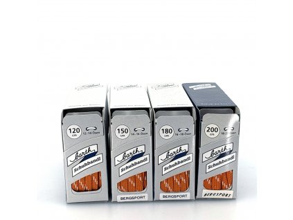 BARTH Šnúrky do topánok - vodotesné-ploché 7 mm - žiarivo oranžová/biela