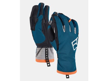 ORTOVOX Rukavice TOUR GLOVE petrol blue - modré