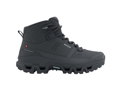 ON Pánska treková obuv CLOUDROCK MID WATERPROOF black - black