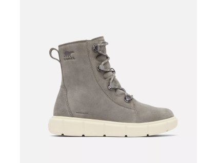 Dámske zimné topánky SOREL EXPLORER™ III JOAN WP quarry/chalk - sivé