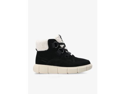 Dámske zimné topánky SOREL EXPLORER™ III NW LACE WP black/sea salt - čierne
