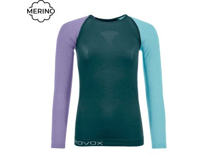 ORTOVOX Dámske tričko 120 COMPETITION LIGHT s dlhým rukávom dark artic grey