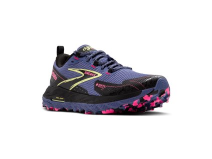 BROOKS Dámska bežecká obuv CASCADIA 18 GTX grey blue/black/pink - modrá