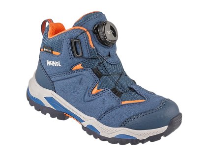 MEINDL Detská treková obuv JAVA JUNIOR GTX (BOA) marine/orange - modrá