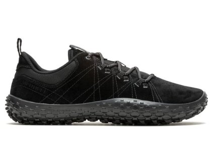 MERRELL Pánska barefoot obuv WRAPT black/black - čierna