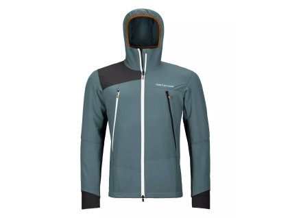 ORTOVOX Pánska bunda PALA HOODED JACKET dark artic grey - šedá (Veľkosť M)