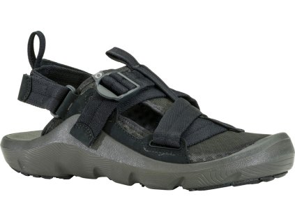 OBOZ Pánske sandále WHAKATA OFF-ROAD black sea - čierne (Veľkosť EU - komplet 42)