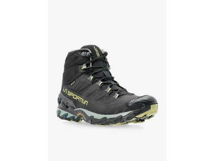 LA SPORTIVA Pánska treková obuv ULTRA RAPTOR II MID LEATHER WIDE GTX black/cedar - black (Veľkosť EU - komplet 40)