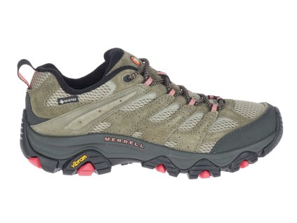 MERRELL Dámska treková obuv MOAB 3 GTX olive - zelená (Veľkosť EU - komplet 38)