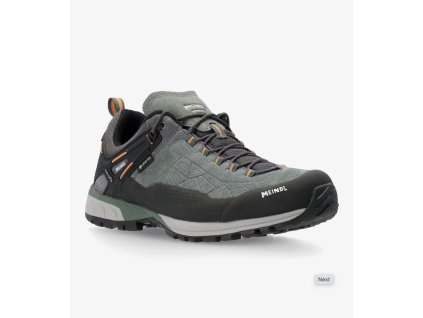 MEINDL Pánske trekové topánky TOP TRAIL GTX loden/orange - green (Veľkosť EU - komplet 41,5)