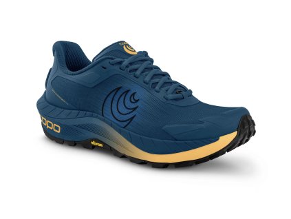 TOPO ATHLETIC Pánska bežecká obuv MTN RACER 4 navy/orange - modrá (Veľkosť EU - komplet 42)