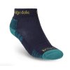 BRIDGEDALE Pánske trekové ponožky HIKE LIGHTWEIGHT MERINO PERFORMANCE ANKLE petrol/navy - modré (Veľkosť L)