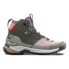 SALEWA Dámske trekové topánky PUEZ 2 MID PTX W dark olive/shadow - zelené (Veľkosť EU - komplet 38)