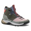 SALEWA Dámske trekové topánky PUEZ 2 MID PTX W dark olive/shadow - zelené (Veľkosť EU - komplet 38)
