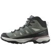 SALOMON Dámske trekové topánky X ULTRA 360 LEATHER MID GTX W green milieu/sedona sage/ nirvana - green (Veľkosť EU - komplet 38)