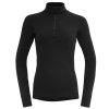 DEVOLD DUO ACTIVE MERINO 205 WOMAN ZIP NECK black - čierna (Veľkosť M)