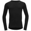 DEVOLD Pánske tričko EXPEDITION MERINO 235 SHIRT MAN black (Veľkosť L)