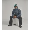 ORTOVOX Pánska bunda DOWNWOOL 270 JACKET dark artic grey - sivá (Veľkosť L)