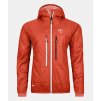 ORTOVOX Dámska bunda SWISSWOOL PIZ BOE JACKET sunset orange - oranžová (Veľkosť L)
