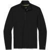 SMARTWOOL Pánske tričko M MERINO 250 BASELAYER 1/4 ZIP BOXED black - čierne