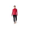 SMARTWOOL Dámske tričko W MERINO 250 BASELAYER 44287 ZIP BOXED červené