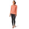 SMARTWOOL Tričko W MERINO 250 BASELAYER 44287 ZIP BOXED sunset coral heather