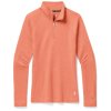 SMARTWOOL Tričko W MERINO 250 BASELAYER 44287 ZIP BOXED sunset coral heather