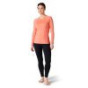 SMARTWOOL Dámske tričko W MERINO 250 BASELAYER CREW BOXED sunset coral heather - ružové