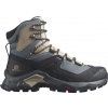 SALOMON Dámske trekové topánky QUEST ELEMENT GTX W ebony/rainy day/stormy weather - sivé