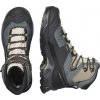 SALOMON Dámske trekové topánky QUEST ELEMENT GTX W ebony/rainy day/stormy weather - sivé