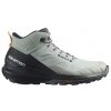 SALOMON Pánska treková obuv OUTPULSE MID GTX wrought iron/black - sivá