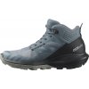 SALOMON Dámska treková obuv OUTPULSE MID GTX W stormy weather/black/wrought - sivá