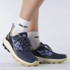 SALOMON Dámska treková obuv OUTPULSE GTX W mood indigo/leek green/easter egg - modrá
