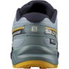 SALOMON Detská bežecká obuv SPEEDCROSS CSWP J slate/night sky/saffron - sivá