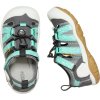 KEEN Detské sandále KNOTCH CREEK CHILDREN steel grey/waterfall - sivé
